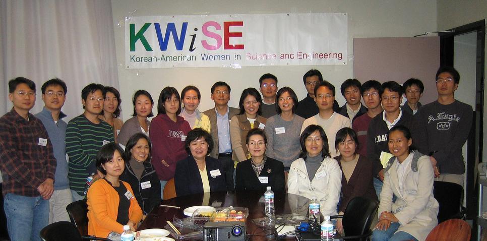 Hee- Yong Kim and Myung Hee Park, councilors, attended and showed their passion for networking and the growth of Korean-American women in the field of science and engineering.