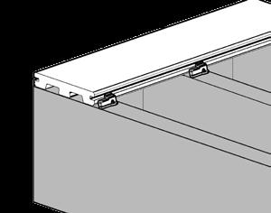 In areas with obstructed airflow such as roofs and on-grade applications, a minimum of 38 mm (1-1/2 ), sleeper system, is required.