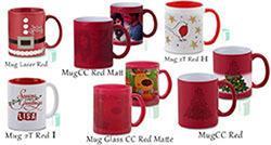 90 + VAT Mug 2T red Handle and rim R17.65 + VAT Mug 2T red Inner and handle R17.