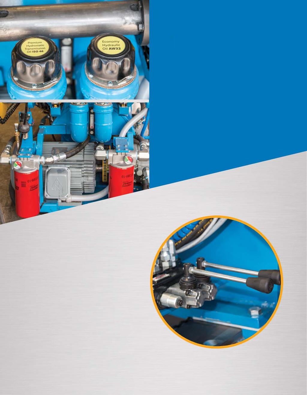 Hydraulic Pump Systems Two separate systems to give you complete control.
