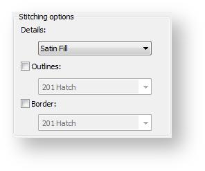 Auto-digitize embroidery You have three options: o Bitmap colors are added to the current palette (the default). See below.
