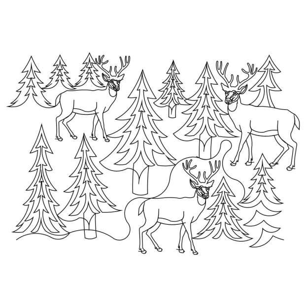 Pattern: deer