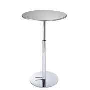 PEDESTAL TABLES 30" CAFE TABLE W/ BLACK BASE - WHITE TOP white laminate 8201220 30" Round 29"H 30"