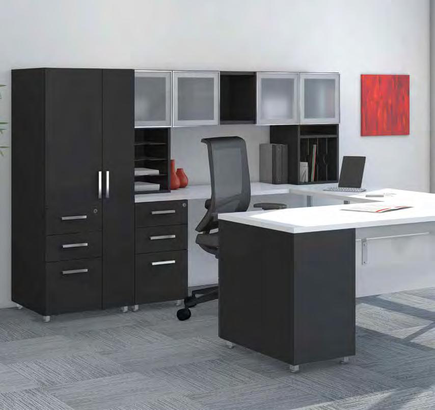 ONE PLATFORM, MANY DESIGNS. e5 is an ideal furniture solution when it comes to private office spaces.
