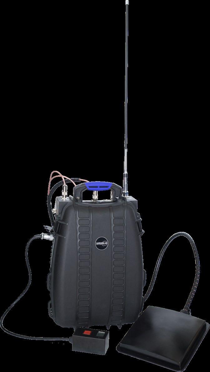 Aaronia AARTOS Counter-Measure Solutions Portable UAV-Jammer Backpack Jamming System with 120W Output Power