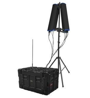 AARTOS CMS Jammer Versions Manpack-Jammer Corner-Jammer (180 ) Omni-Jammer (360 ) Omni- or Directional Antenna, Covers 5 bands, 120W (range up to 2,5km) output Jammer Disclaimer 2 sectors with 2