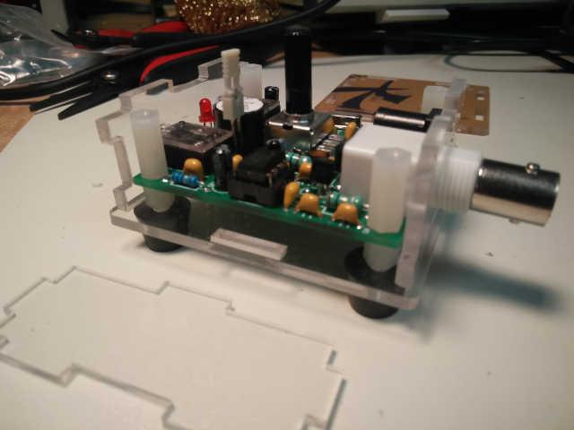 of. Place the circuit board on the standoffs and then place the acrylic slides that have