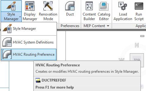 Note: if you don t get a transition, go to the Manage tab under the style manager, select HVAC