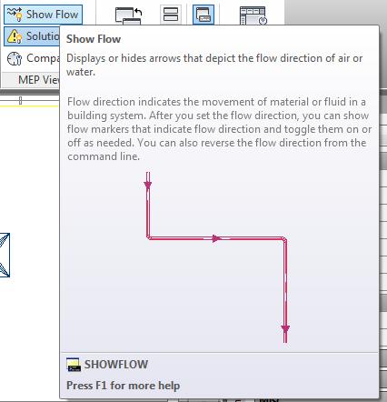 3. Another tip is to check the flow direction go back to the view