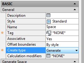 Create Type option is set
