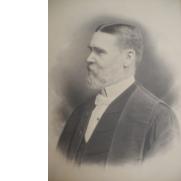 P302 Photograph of J.H. Macdonald. -- [ca. 1901]. -- 1 photograph : b&w, with touches of watercolour and charcoal ; 62.