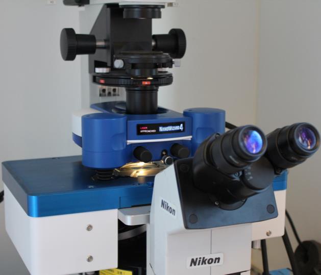 AFM (atomic force microscopy) is an advanced multiparametric imaging technique which delivers 3D profiles of the surfaces of molecules and cells in the nm-range.
