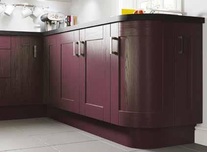 uk 29 SHAKER VERVE PAINTED AUBERGINE COLOURS WITH REAL CHARACTER