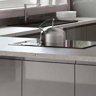 uk 51 MODERN SOLO GLOSS GREY Adding real impact to any modern home, this kitchen