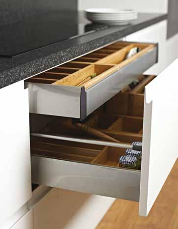CHIPPENDALE CONTACT KITCHENS The principle of Contact is that wherever possible, doors and flaps are opened simply by touch which will activate the opening mechanism.