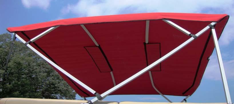 Please take extra care when unpacking and assembling your bimini top. Should you need to return the bimini top, it MUST be in its orignal, new condition.