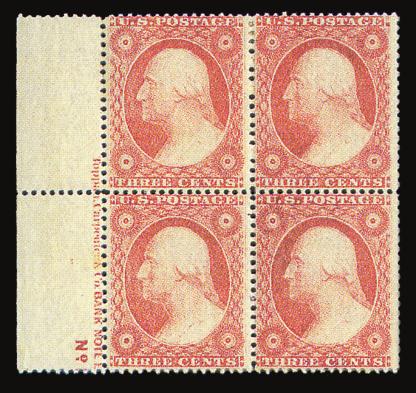 The first perforated issues of 1857 to 1861 (Scott Nos.