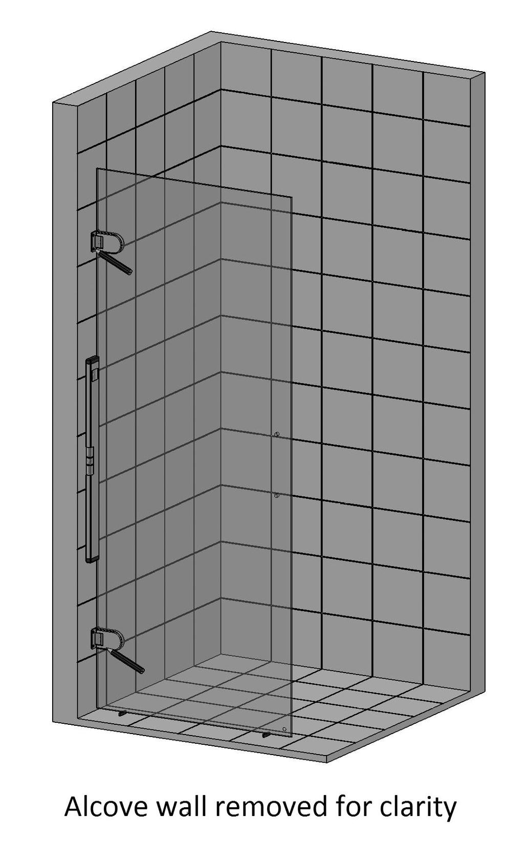 Step 1 - Door Fitting ➅ ➁ ➂ ➄ ➆ 1. Place the Door Glass onto a flat - scratch free surface. 2.
