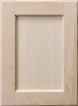 All raised panel doors have a solid wood insert.