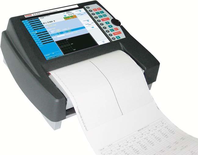 Sefram 8440 8440 SERIES : Thermal recorders with 270 mm paper width and up to 36 analogue channels.