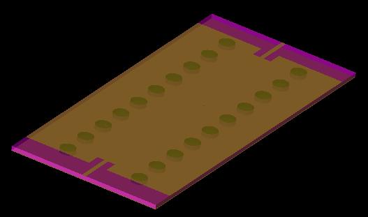 395 Metal via Top Metal plate p d w h l substrate Fig. 1. Substrate integrated waveguide cavity.