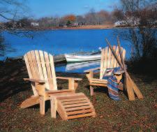 *Log Picnic Table Benches flip up for easy lawn mowing. 68" x 31", 140 lbs.