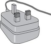 This plug contains a transformer. There are 4600 turns on its primary coil and 200 turns on its secondary coil. The plug is used on the mains supply and has a potential difference (p.d.) of 230 V across its primary coil.