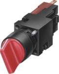 Complete units Selector switches, 2 switch positions Switching sequence O-I, 62 operating angle, Contact blocks Color of handle DT Flat connectors 1 NO Black } 3SB22 02-2AB01 1 1 unit 41J 1 NO Red B