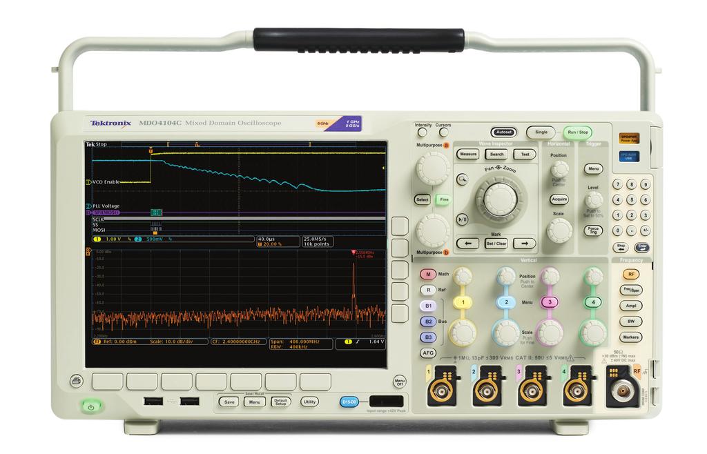 Application Note Wave Inspector Controls Figure 1. Wave Inspector provides dedicated front-panel controls for efficient waveform analysis.