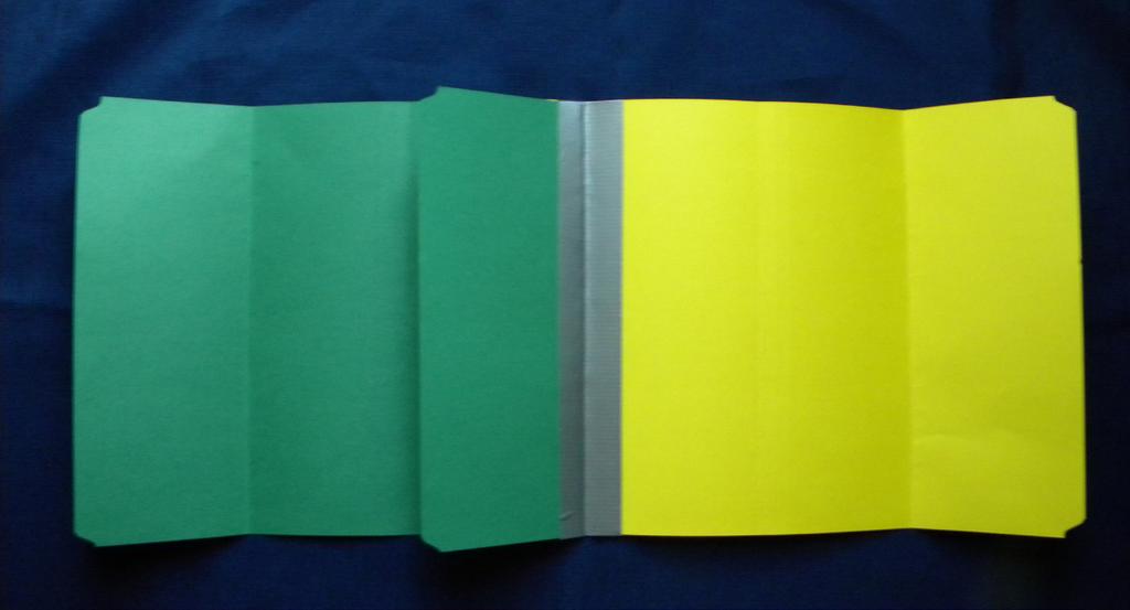 This is what the inside of the folderbook should look like.