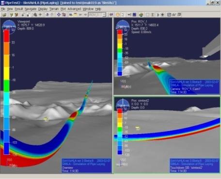 analysis SIMLA Simulation of Pipe laying BFLEX