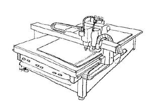 Grooving, cutting and notching CNC Router Corner-notching