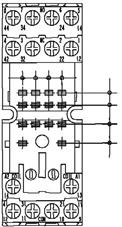 PYF-ESN Socket Dimensions Terminal arrangement/ internal