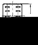 LY-CR LYZ-CR LYN-CR LYZN-CR Terminal Arrangement/Internal Connections (Bottom View) LY(Z)-CR LY(Z)N-CR 0. Eight, -dia. holes max.