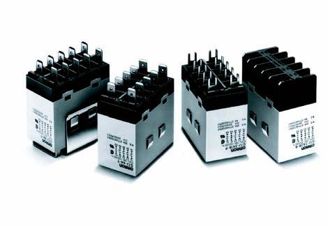 Power Relay GJ A High-capacity, High-dielectric-strength, Multi-pole Relay Used Like a Contactor Miniature hinge for maximum switching power for motor loads as well as resistive and inductive loads.