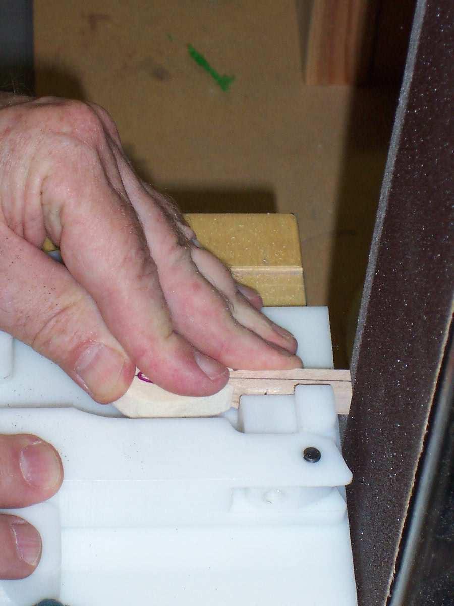 a. Calibrate the jig to yield the correct measurement for the tail length. (Set-up) i. The proper length for the hammer tail is 1 (25.