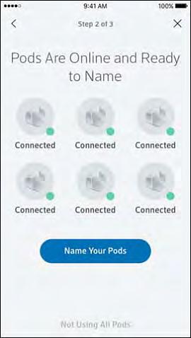 6. As your remaining Pods are plugged in, they will begin to come online.