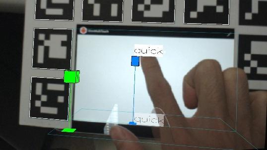 4. INPUT METHOD FOR TOUCHPAD IN AR ENVIRONMENT There are two methods, relative and absolute method, as the method of the touchpad.