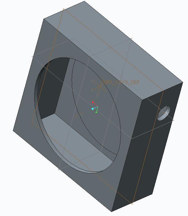 Figure 1: CAD model of the frame for design 1.