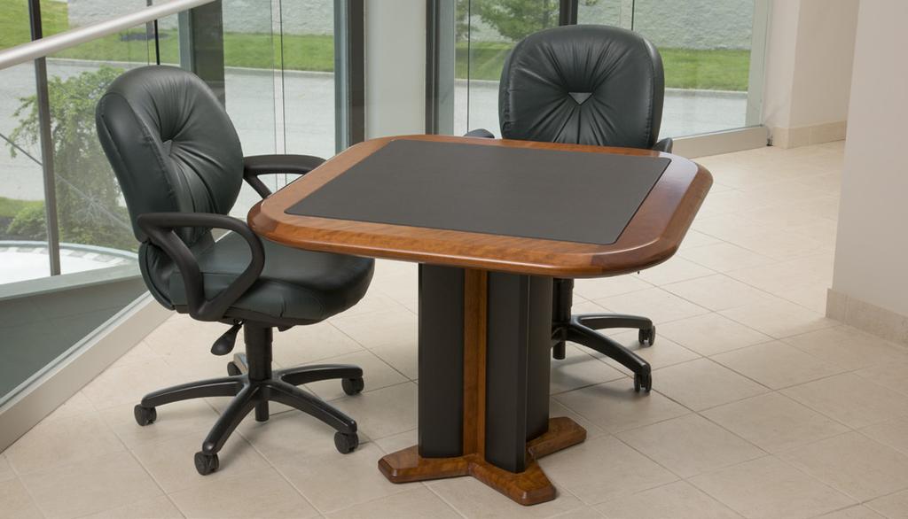 Doc. 923-0001-00-00-0 Meeting for Four Meeting for Four: Features The clean lines of the Meeting Table legs with the soft bull-nose