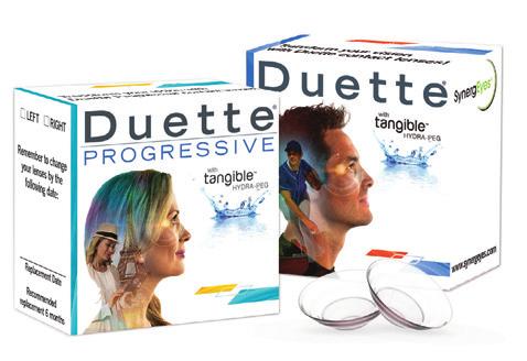Table of Contents Duette Overview...2 Duette, Duette Progressive Center Distance and Center Near...2 Duette Product Matrix...2 Duette Hybrid Contact Lenses for Astigmatism... 4-6 Fitting Guidelines.