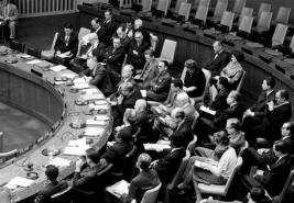Peaceful Uses of Outer Space (COPUOS) as an appropriate body for international cooperation 1959: UN General