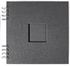capacity for 20 x 20 : 120 / 27x27 : 180 / 28 x 35 : 240 / 33x33 : 360 Silver spiral binding allows a perfect flat opening Acid free, ph neutral, lignin free Product code Insert Size (cm) Sheet