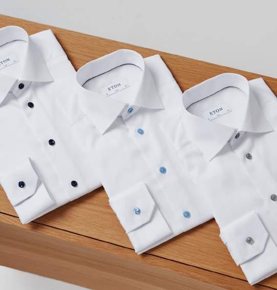 WHITE SHIRTS Classic with a twist Details are everything.