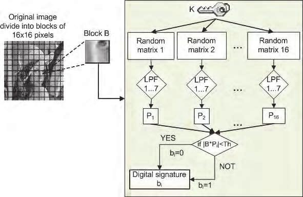 184 Discrete Wavelet Transforms: Algorithms and Applications for those image operations that significantly change the distribution of projections, such as contrast adjustment. Fig. 3.