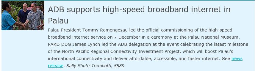 Example of Regional Initiative Source: ADB Today, December 12, 2017 Regional Mechanisms to
