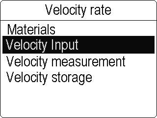 Users may opt to choose such basic material type from the menu. It's important to note that these velocities will not always be an exact representation of the material being tested.