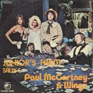 18 Wings Junior s Farm Inspired by Dylan s Maggie s Farm, it is one of Paul s best flat out rockers. It reached #16 in the UK charts, this was also the last apple release for Paul and Wings.