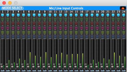 JoeCo Control Modes JoeCo Control can operate in three modes selectable by using the mode select button in the top left of the JoeCo Control Mic/Line Input Control Window: Live Mode This mode should