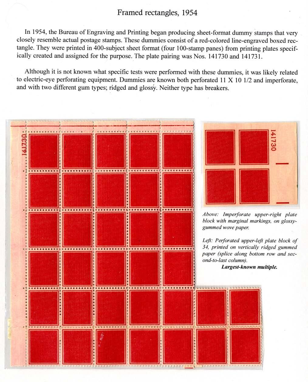 The above page from Joan Lenz s exhibit contains the Largest-known block (34) of